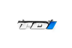 Напис в решітку Tdi Під оригінал, І - синя для Volkswagen T4 Caravelle/Multivan