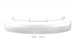 Козирьок на лобове скло (Білий, 5мм) для Opel Movano 2010-2021 рр
