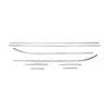 Молдинг бічних стекол (5 дверний, 8 шт, нерж) для Seat Leon 2013-2020 рр