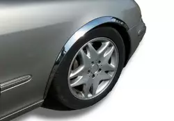 Накладки на арки (4 шт, нерж) для Mercedes S-сlass W220