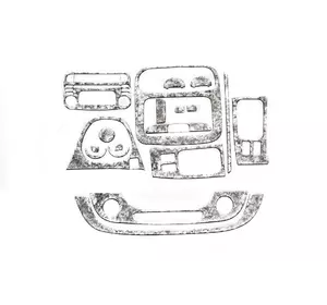 Накладка на торпеду Титан для Nissan NV300 2016-2024 рр