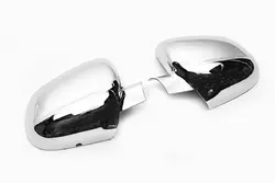Накладки на дзеркала (2 шт, пласт) Carmos - Хромований пластик для Mercedes Citan 2013-2021 рр