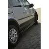 Накладки на бічні пороги EuroCap (чорні) для Volkswagen Caddy 2015-2020 рр