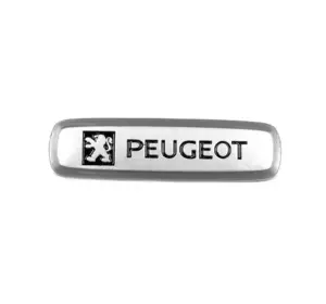 Шильдик алюмінієвий для килимків (1шт) для Тюнінг Peugeot