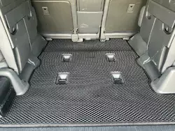 Килимок багажника 2 шт (EVA, 7 місць, чорний) для Lexus LX570/450d