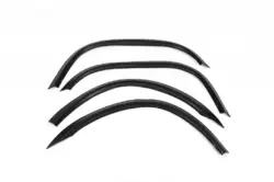 Накладки на арки (2003-2007, 4 шт, чорні, нерж) для Citroen Jumpy років
