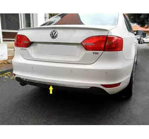 Кромка бампера 2011-2013 (нерж) для Volkswagen Jetta рр
