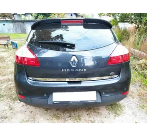 Кромка багажника (HB, нерж.) для Renault Megane III 2009-2016 рр