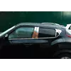 Молдинг дверних стійок (8 шт, нерж) для Nissan Juke 2010-2019 рр