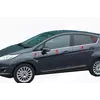 Молдинг скла (8 шт., нерж.) OmsaLine - Італійська нержавійка для Ford Fiesta 2008-2017 рр