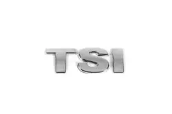 Напис TSI (прямий шрифт) Всі хром для Volkswagen Golf 6