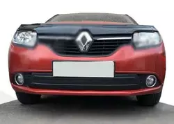 Зимова нижня накладка на решітку Глянцева для Renault Logan II 2013-2022 рр