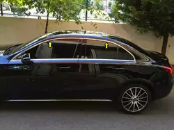 Верхня окантовка вікон (4 шт, нерж) для Mercedes A-сlass W177 2018-2024 рр