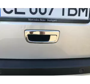 Накладка на ручку двері багажника (нерж.) OmsaLine - Італійська нержавійка для Renault Kangoo 2008-2020 рр
