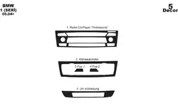 Накладки на панель Титан для BMW 1 серія E81/82/87/88 2004-2011рр