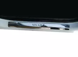 Накладки на дверні пороги Laser-style (2 шт, сталь) для Opel Vivaro 2001-2015 рр