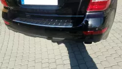 Накладки на задній бампер OmsaLine (нерж) Матова для Mercedes ML W164