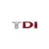 Напис Tdi Під оригінал, Червоні DІ для Volkswagen Passat B5 1997-2005 років