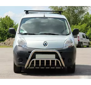 Кенгурятник WT002 (нерж.) для Renault Kangoo 2008-2020 рр