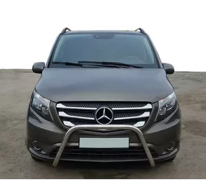 Кенгурятник WT006 (нерж.) для Mercedes Vito / V-class W447 2014-2024 рр