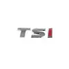 Напис TSI (косою шрифт) TS - хром, I - червона для Volkswagen Tiguan 2007-2016 рр