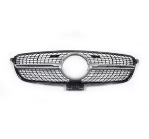 Тюнінг решітка радіатора (Diamond Silver) Без камери для Mercedes GLE coupe C292 2015-2019рр