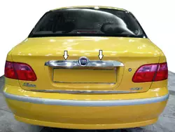 Хром планка над номером (нерж.) для Fiat Albea 2002-2024 рр
