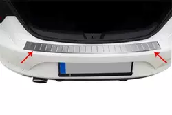 Накладка на задній бампер OmsaLine (SD, нерж) для Renault Megane IV 2016-2022 рр