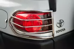 Захист задніх фонарів (нержавійка, 2 шт) для Toyota FJ Cruiser