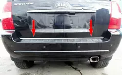 Кромка багажника (нерж.) для Kia Sportage 2004-2010 рр