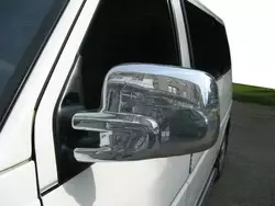Накладки на дзеркала (2 шт., пласт) OmsaLine - Турецький пластик для Volkswagen T4 Caravelle/Multivan