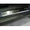 Накладки на пороги Натанико (4 шт., нерж.) Стандарт - стрічка Lohmann, 0.5 мм для Hyundai IX-35 2010-2015рр
