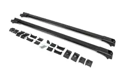 Перемички на рейлінги без ключа (2 шт) Чорний для Isuzu D-Max 2011-2019 рр