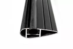 Поперечний багажник Wingbar V2 (2 шт, алюміній) Чорний для Ауди Q5 2008-2017 рр