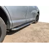 Бокові пороги Maydos V2 (2 шт., алюміній -2024 нерж) для Toyota Rav 4 2013-2018 рр