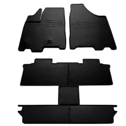 Гумові килимки 6 місць (3 ряди, Stingray Premium) для Toyota Sienna 2010-2020 рр