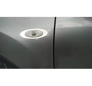 Обведення поворотника (2 шт, нерж) для Nissan Qashqai 2010-2014рр