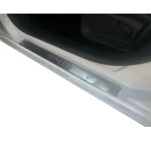 Накладки на пороги OmsaLine (4 шт, нерж) для Renault Megane III 2009-2016 рр