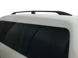 Рейлінги чорні Максі база, Металличиские ніжки для Volkswagen Caddy 2010-2015рр