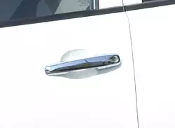 Накладки на ручки (4 шт., нерж.) Carmos - Турецька сталь для Mitsubishi Pajero Sport 2008-2015рр