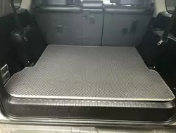 Килимок багажника 7 місцевий (EVA, поліуретановий, чорний) для Lexus GX460