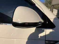 Смужки на дзеркала (2 шт., нерж) для Volkswagen T6