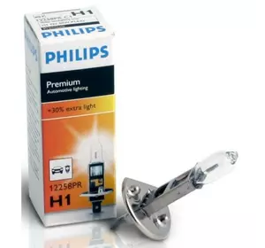 Лампа головного світла Philips H1 55W 12258PR Premium -202430% для Універсальні товари