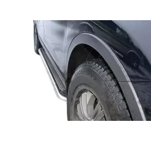 Бокові пороги Maydos V2 (2 шт., нерж) для Mazda CX-5 2012-2017рр