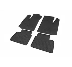 Гумові килимки (4 шт, Polytep) для Fiat Doblo I 2005-2010 рр