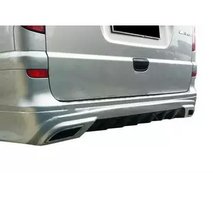 Накладка на задній бампер AMG (під фарбування) для Mercedes Viano 2004-2015 рр