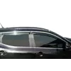 Вітровики з хром молдингом (4 шт, HIC) для Nissan Qashqai 2014-2021рр