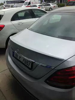 Спойлер Meliset (під фарбування) для Mercedes C-сlass W205 2014-2021рр