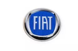 Емблема (синя, самоклейка) 85 мм для Тюнінг Fiat
