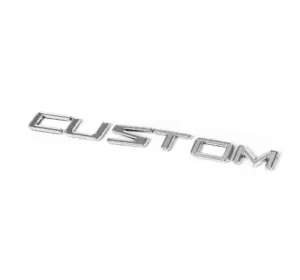 Напис Custom (180 на 13 мм) для Ford Custom 2013-2022 рр